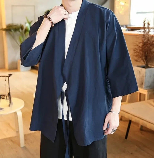 Kanagawa | Men's Kimono Jacket – Elegant Japanese Style for Everyday Wear 2