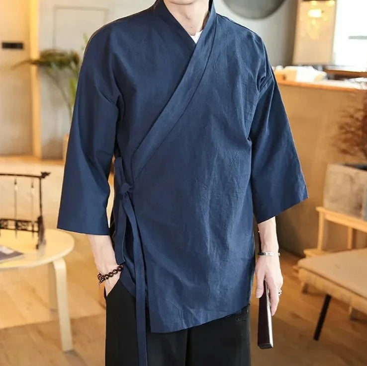 Kanagawa | Men's Kimono Jacket – Elegant Japanese Style for Everyday Wear 3