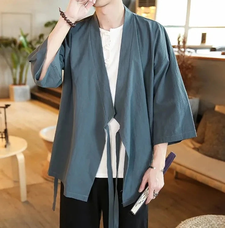 Kanagawa | Men's Kimono Jacket – Elegant Japanese Style for Everyday Wear 4