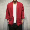 Kimonos | Mens Kimono – Elegant Cotton-Linen Blend Jacket for Special Occasions 1