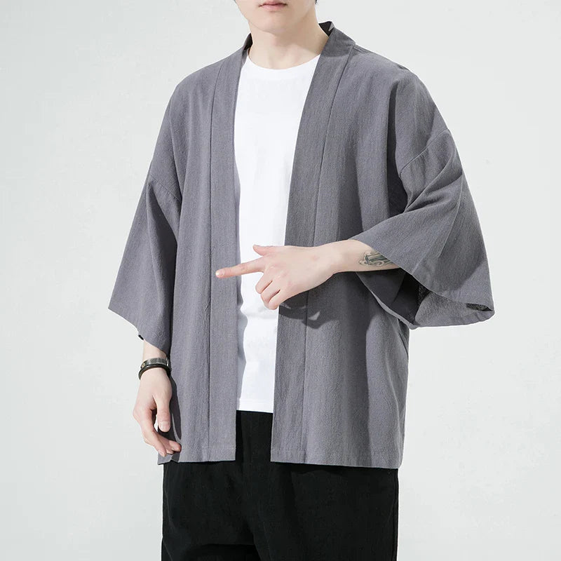 Kimonowa | Czarna Kurtka Kimonowa – Elegancka kurtka damska w stylu japońskim 2