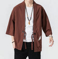 Kyoto | Męski Kardigan Kimono – Elegancki, Lekki Kurtka w Stylu Japońskim 1