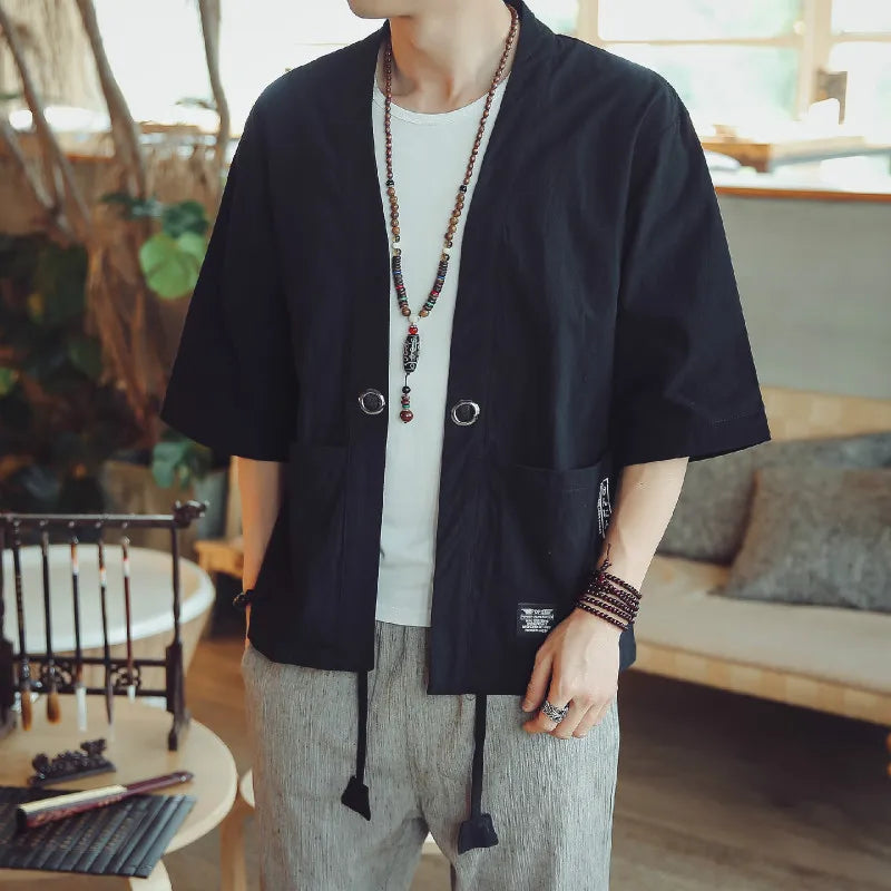 Yamato | Kimono Męski – Elegancki kimono męski z japońskim akcentem 2
