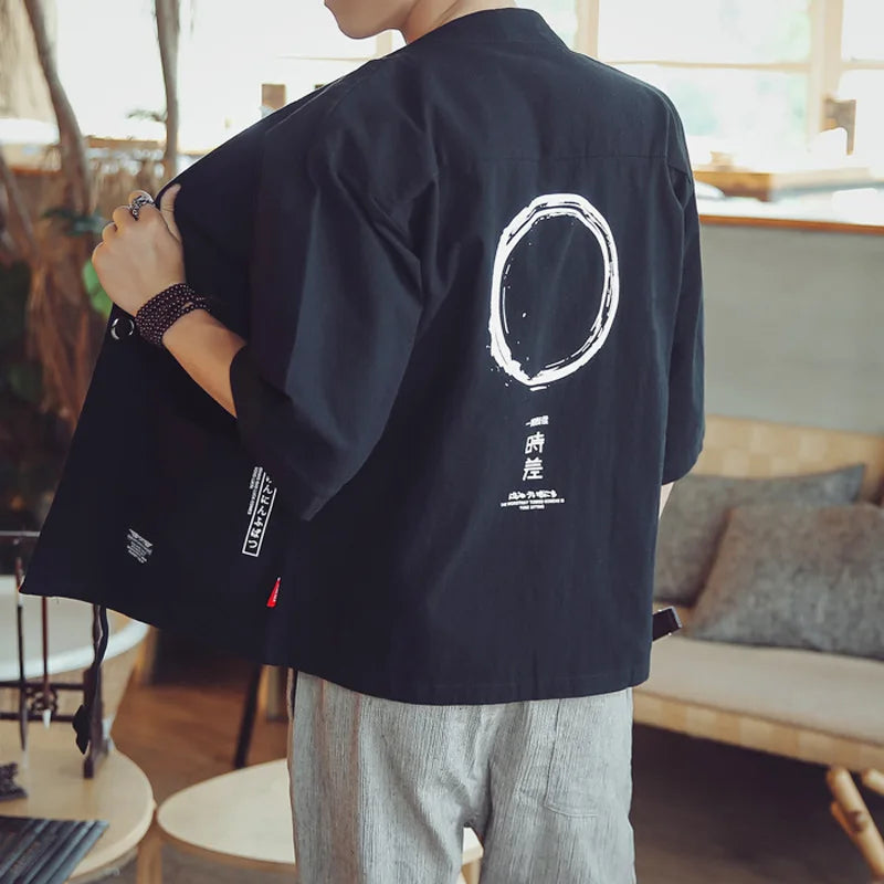 Yamato | Kimono Męski – Elegancki kimono męski z japońskim akcentem 3