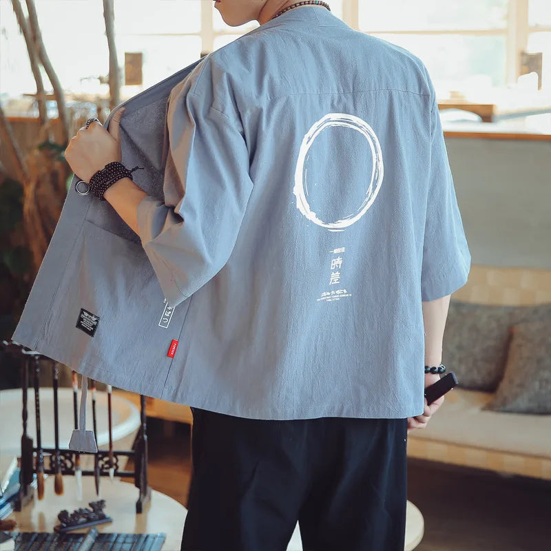Yamato | Kimono Męski – Elegancki kimono męski z japońskim akcentem 4