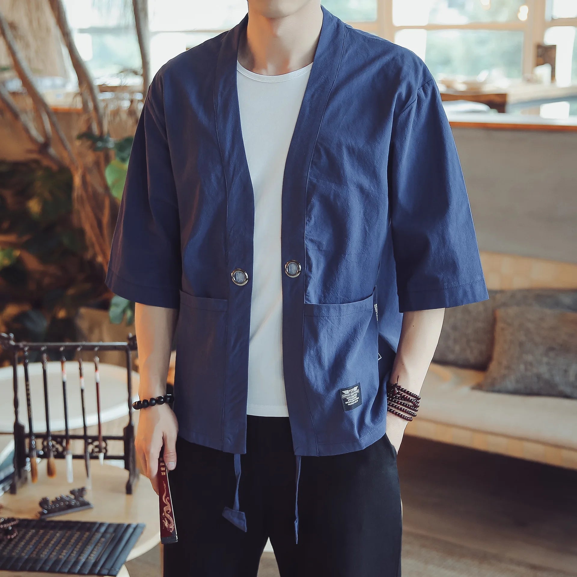 Yamato | Kimono Męski – Elegancki kimono męski z japońskim akcentem 5