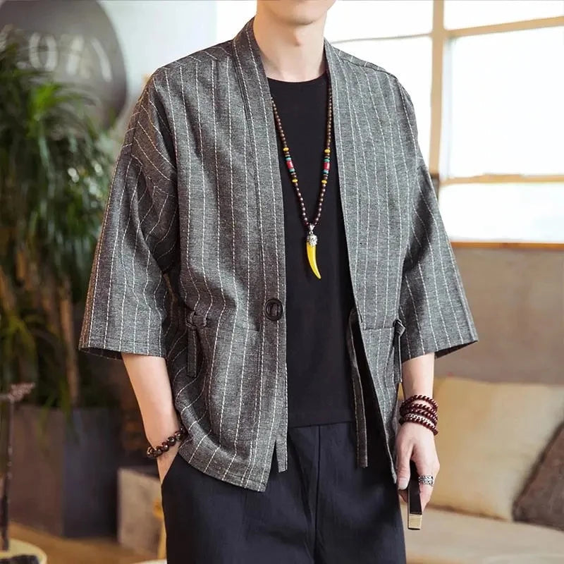 Yukata | Męski Kimono – Lekka i Elegancka Odzież Japońska 6
